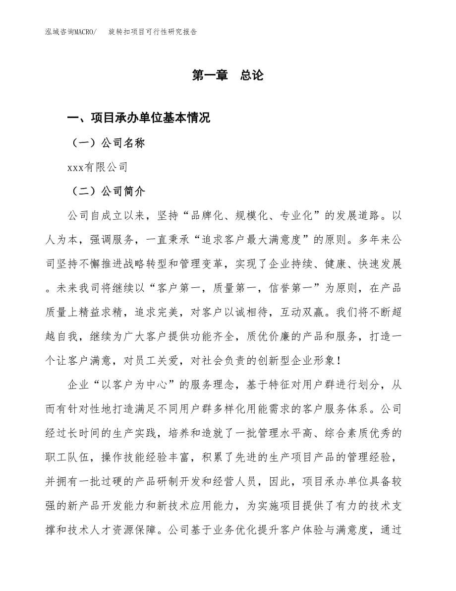 旋转扣项目可行性研究报告（总投资15000万元）（79亩）_第5页