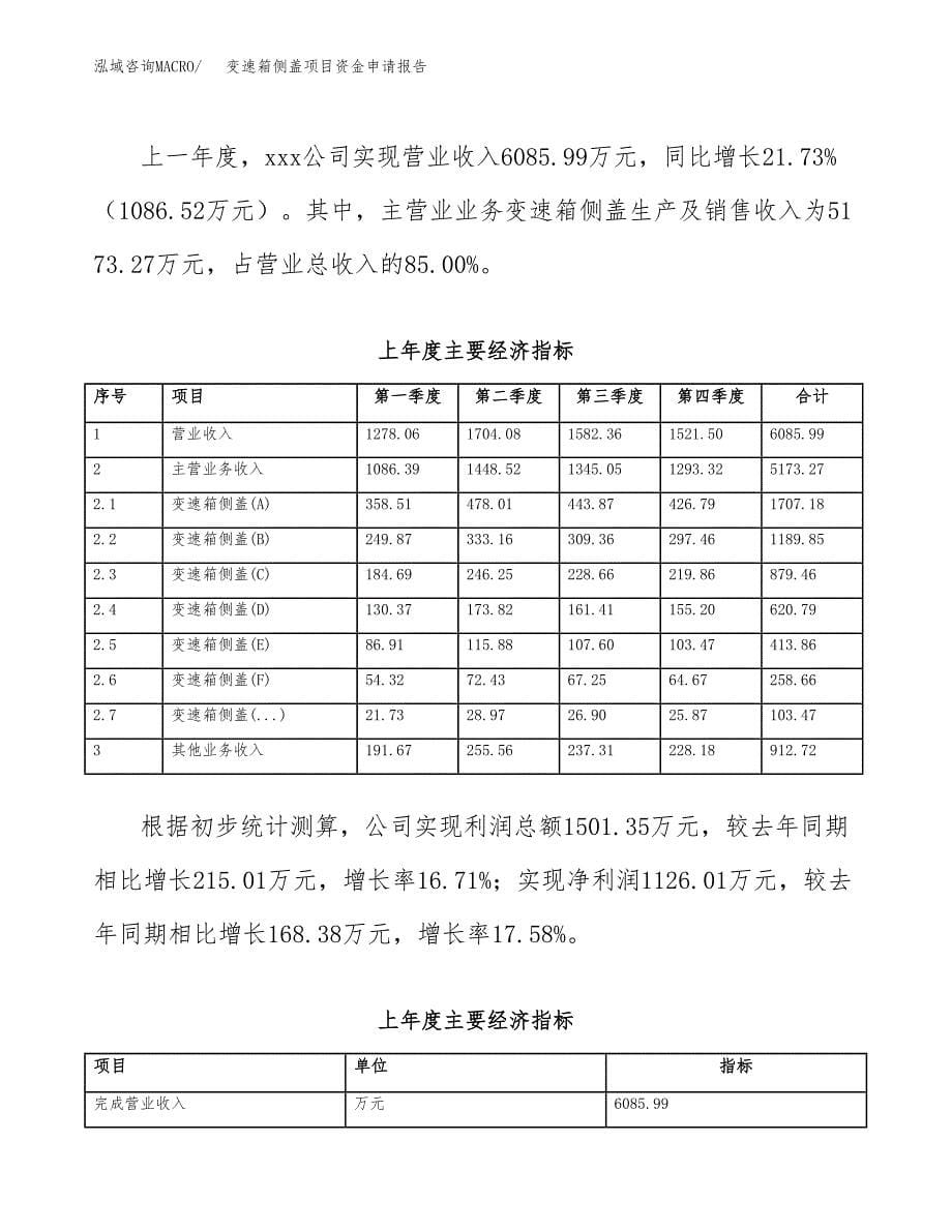 变速箱侧盖项目资金申请报告.docx_第5页