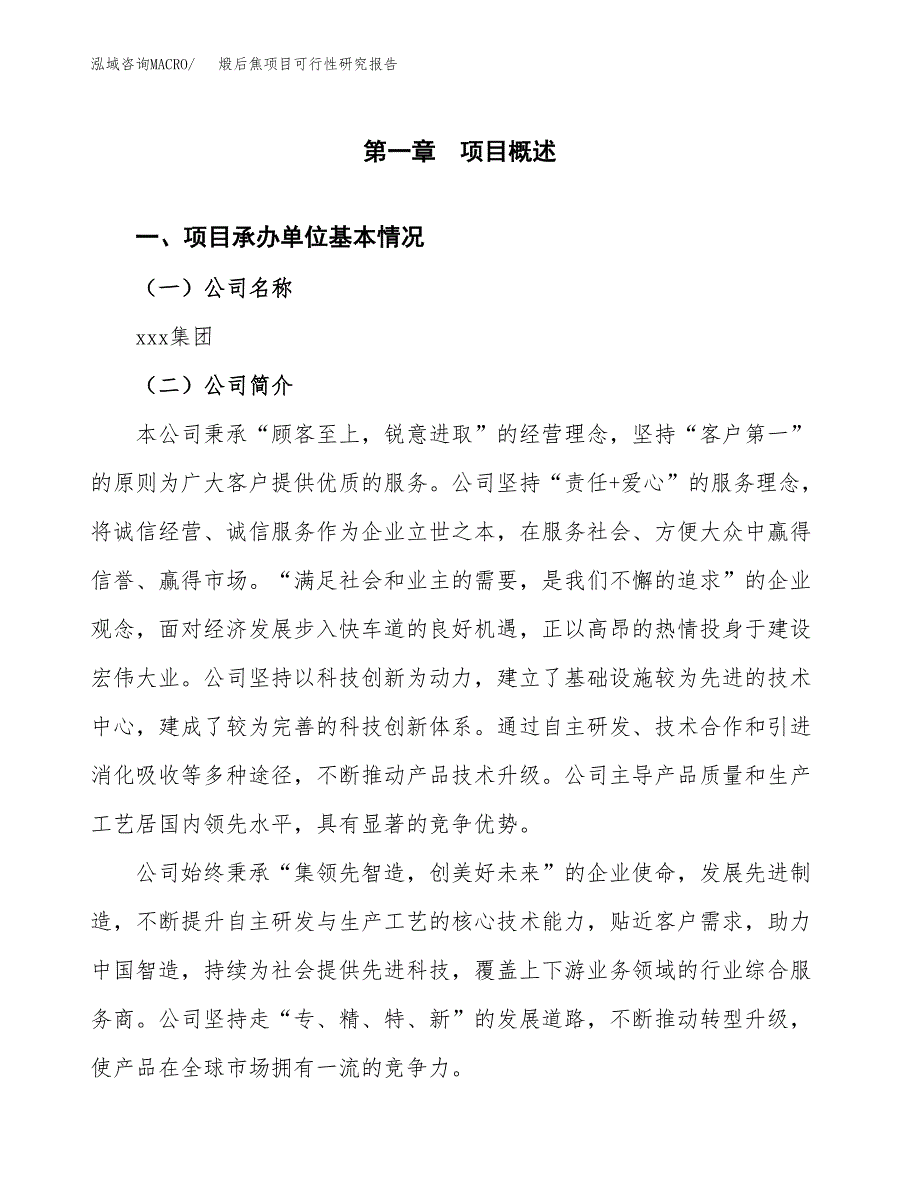 煅后焦项目可行性研究报告（总投资4000万元）（18亩）_第4页