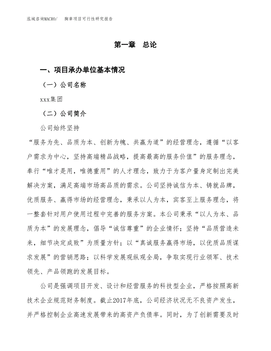 胸章项目可行性研究报告（总投资15000万元）（66亩）_第4页