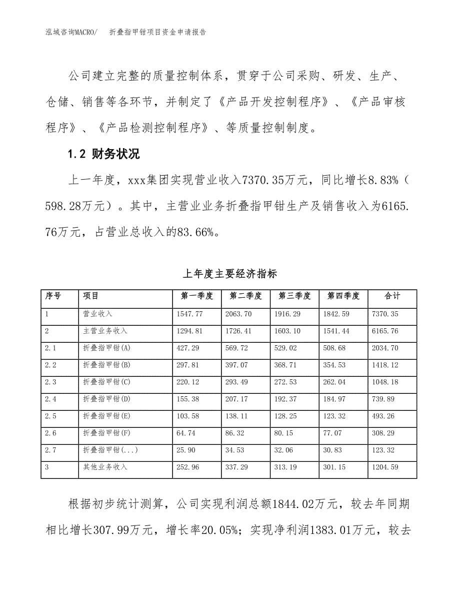 折叠指甲钳项目资金申请报告.docx_第5页