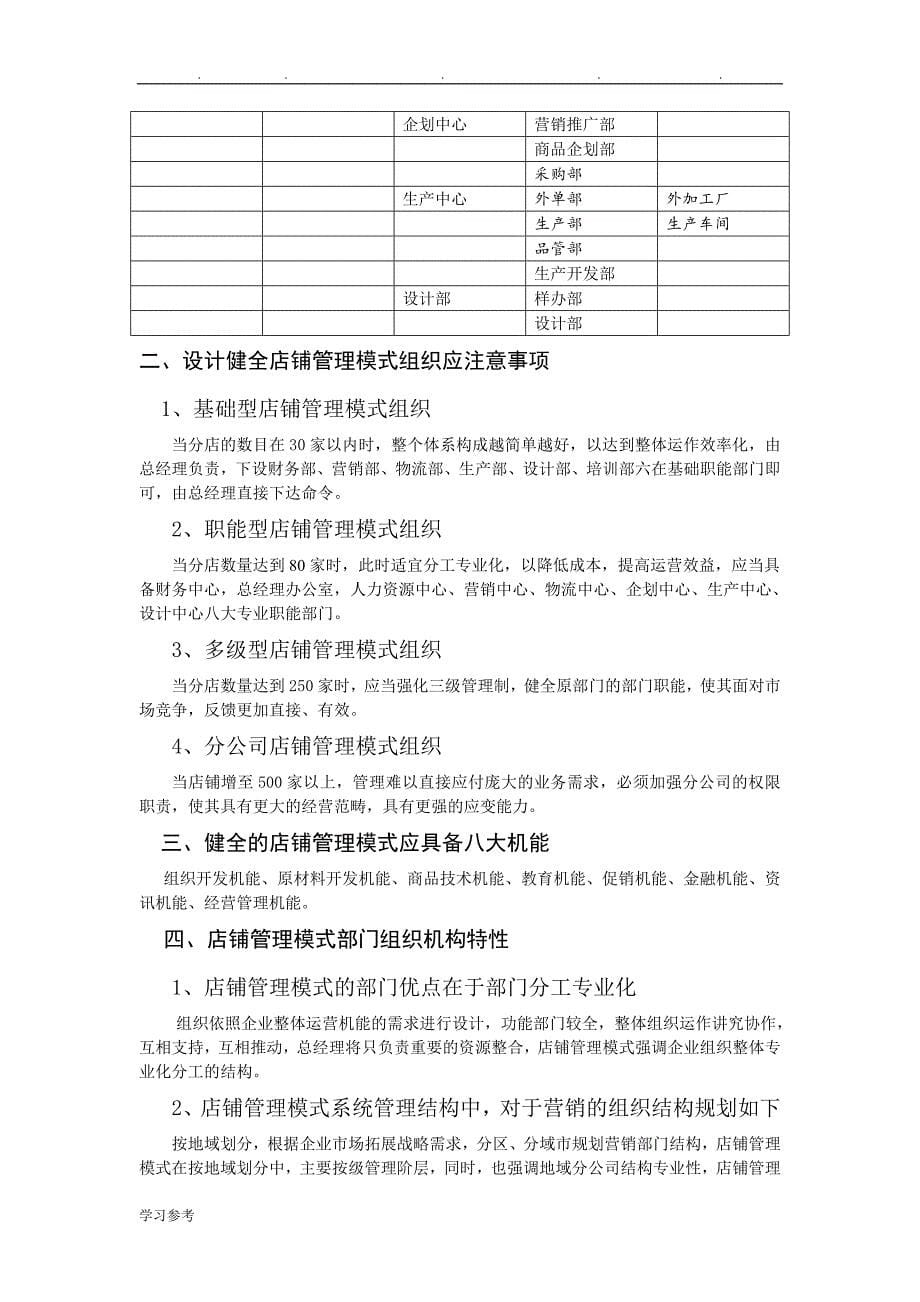 知名连锁集团运营管理流程图_第5页