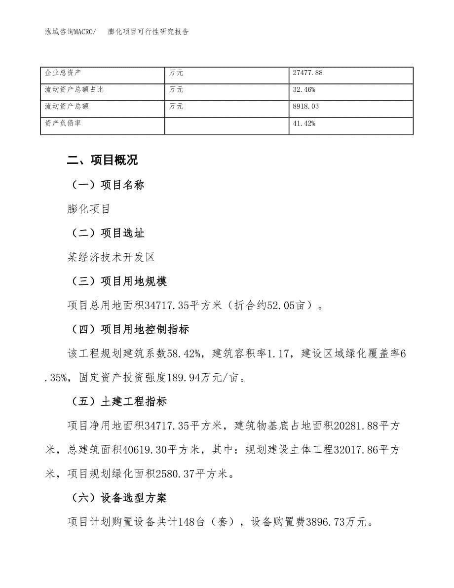 膨化项目可行性研究报告（总投资13000万元）（52亩）_第5页