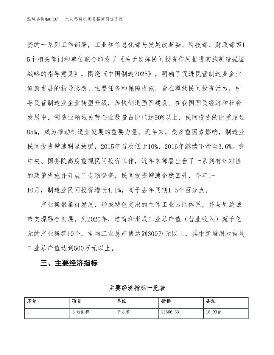 八头称料机项目招商引资方案(立项报告).docx_第5页