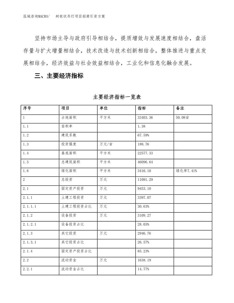 树枝状吊灯项目招商引资方案(立项报告).docx_第5页