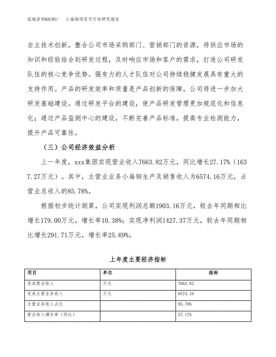 小扁钢项目可行性研究报告（总投资9000万元）（45亩）_第5页