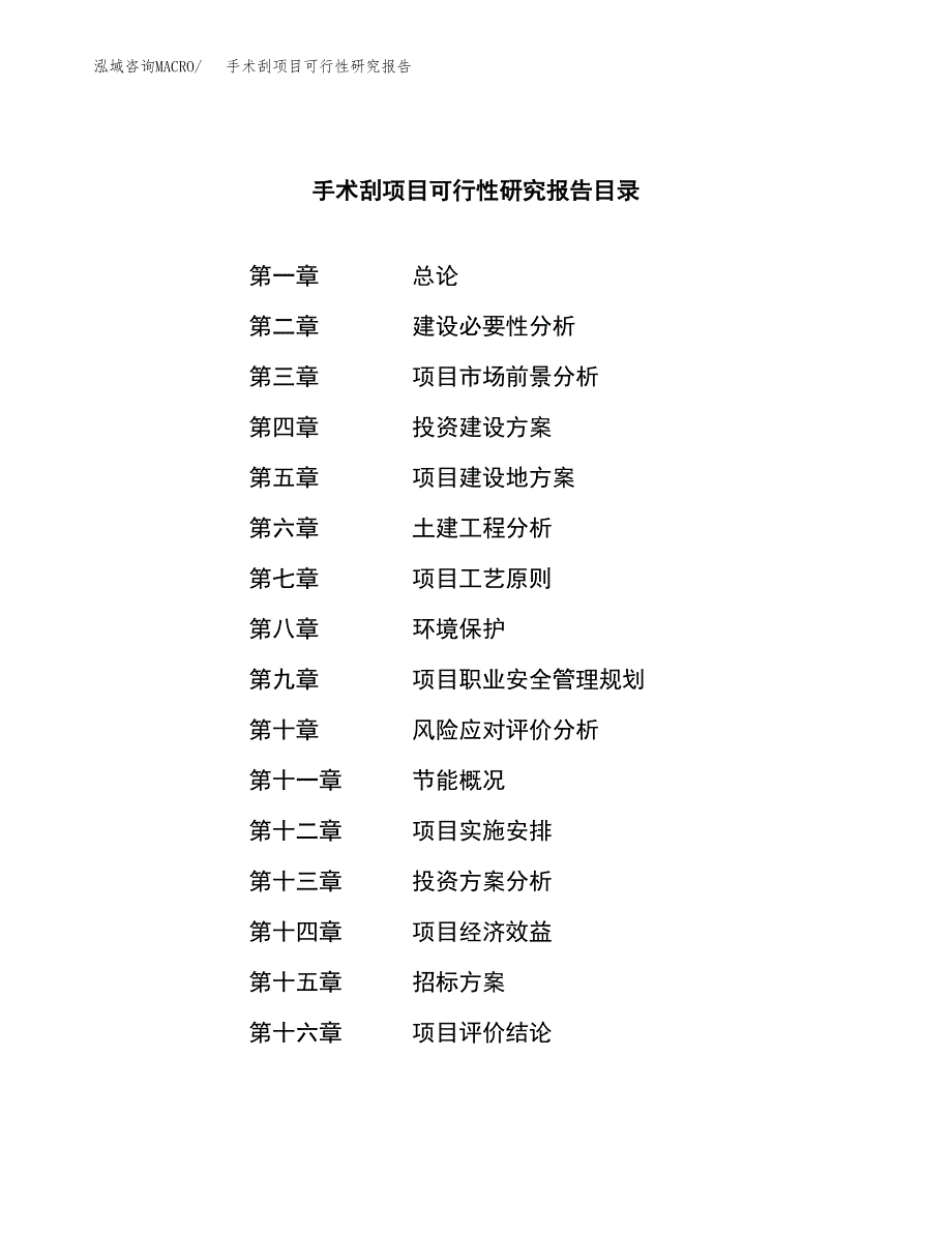 手术刮项目可行性研究报告（总投资10000万元）（37亩）_第2页