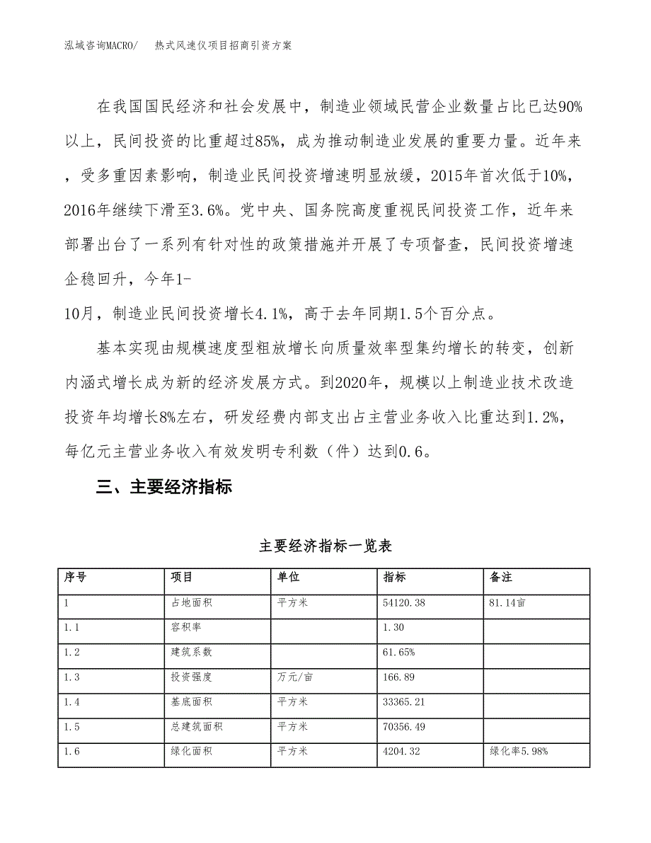 热式风速仪项目招商引资方案(立项报告).docx_第4页