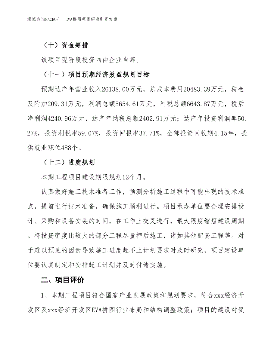 EVA拼图项目招商引资方案(立项报告).docx_第3页