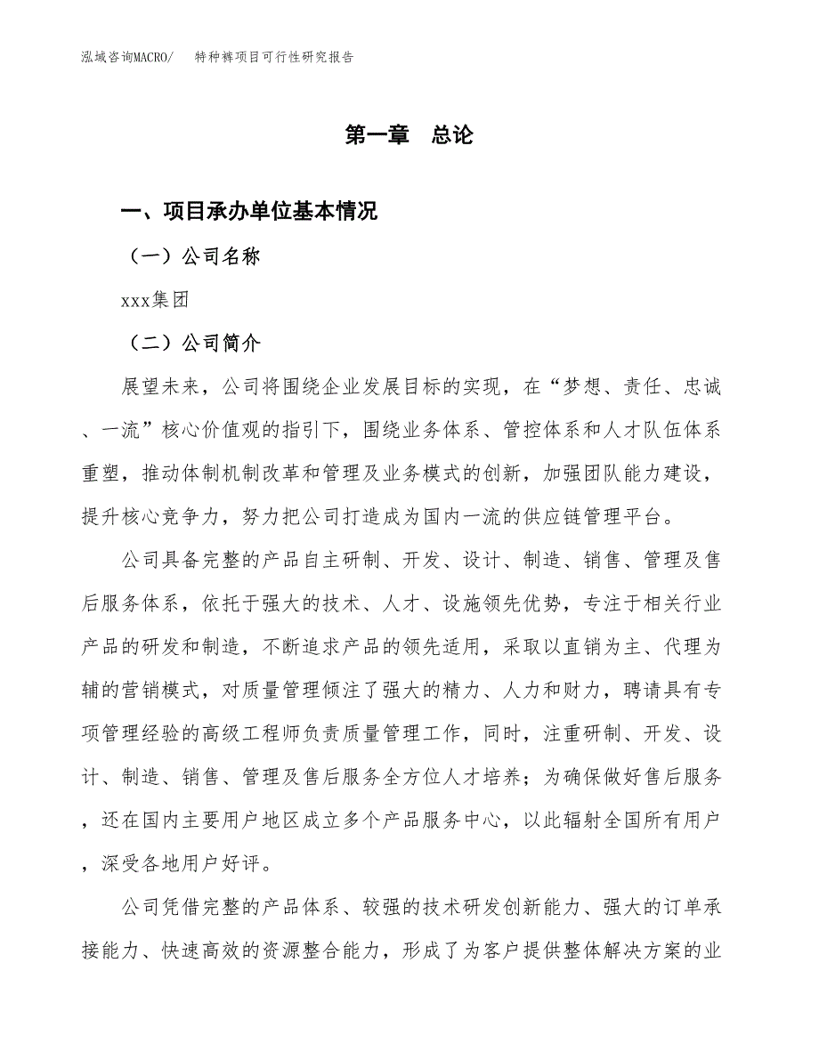 特种裤项目可行性研究报告（总投资3000万元）（10亩）_第3页