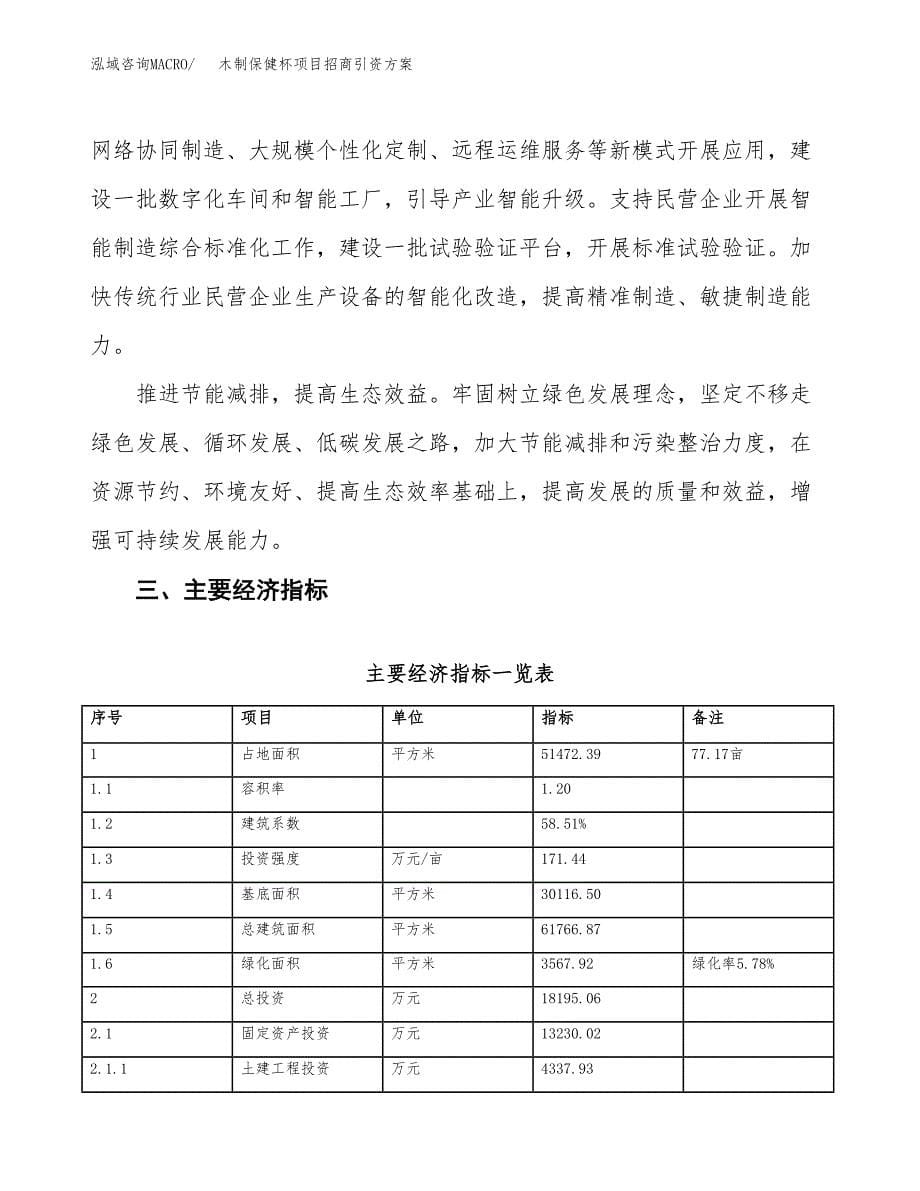 木制保健杯项目招商引资方案(立项报告).docx_第5页
