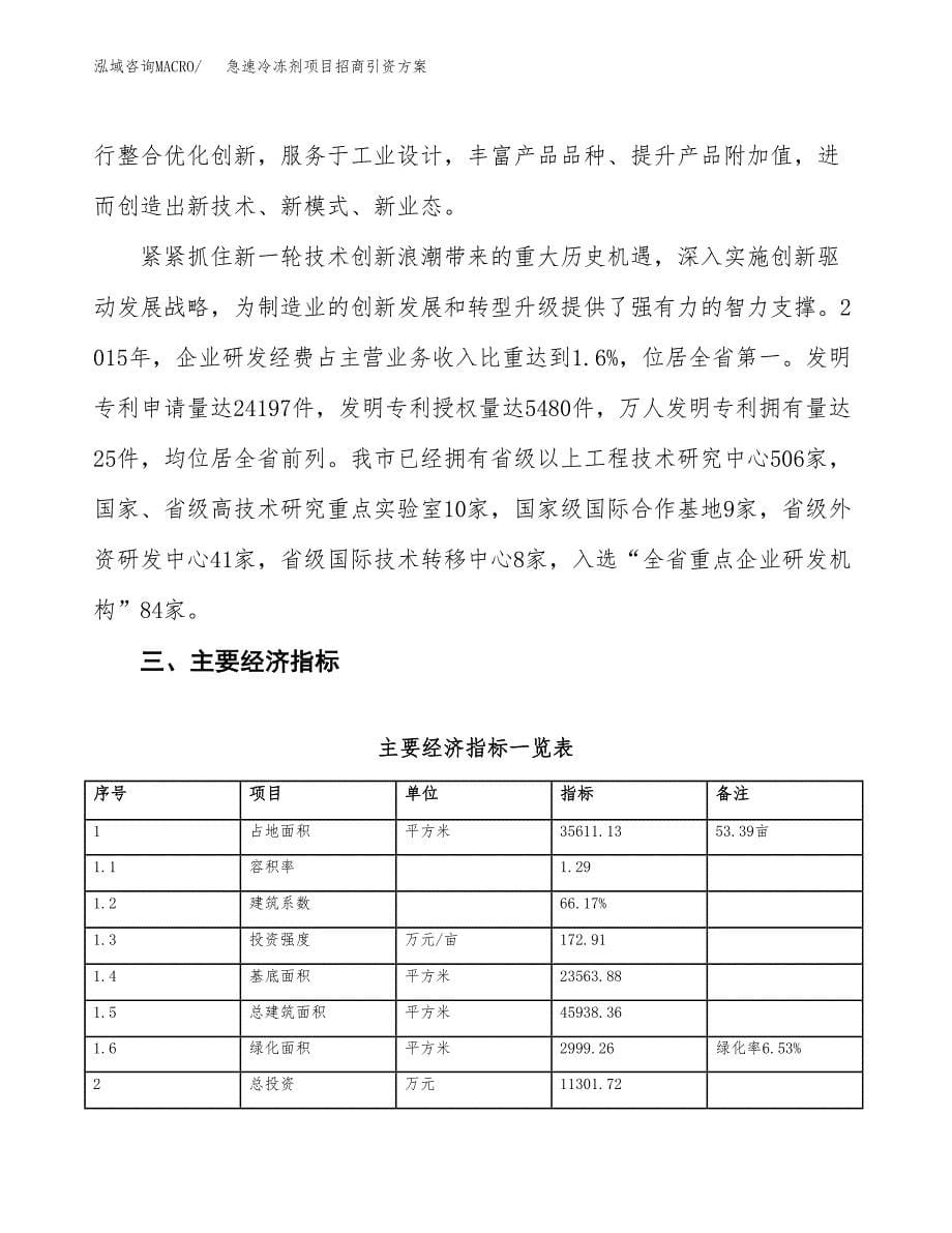 急速冷冻剂项目招商引资方案(立项报告).docx_第5页
