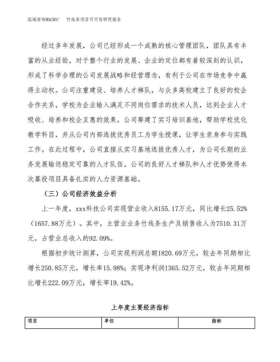 竹线条项目可行性研究报告（总投资4000万元）（16亩）_第4页