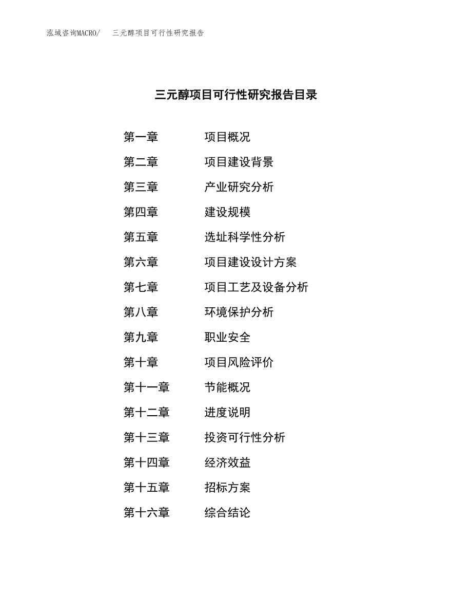 三元醇项目可行性研究报告（总投资12000万元）（51亩）_第2页