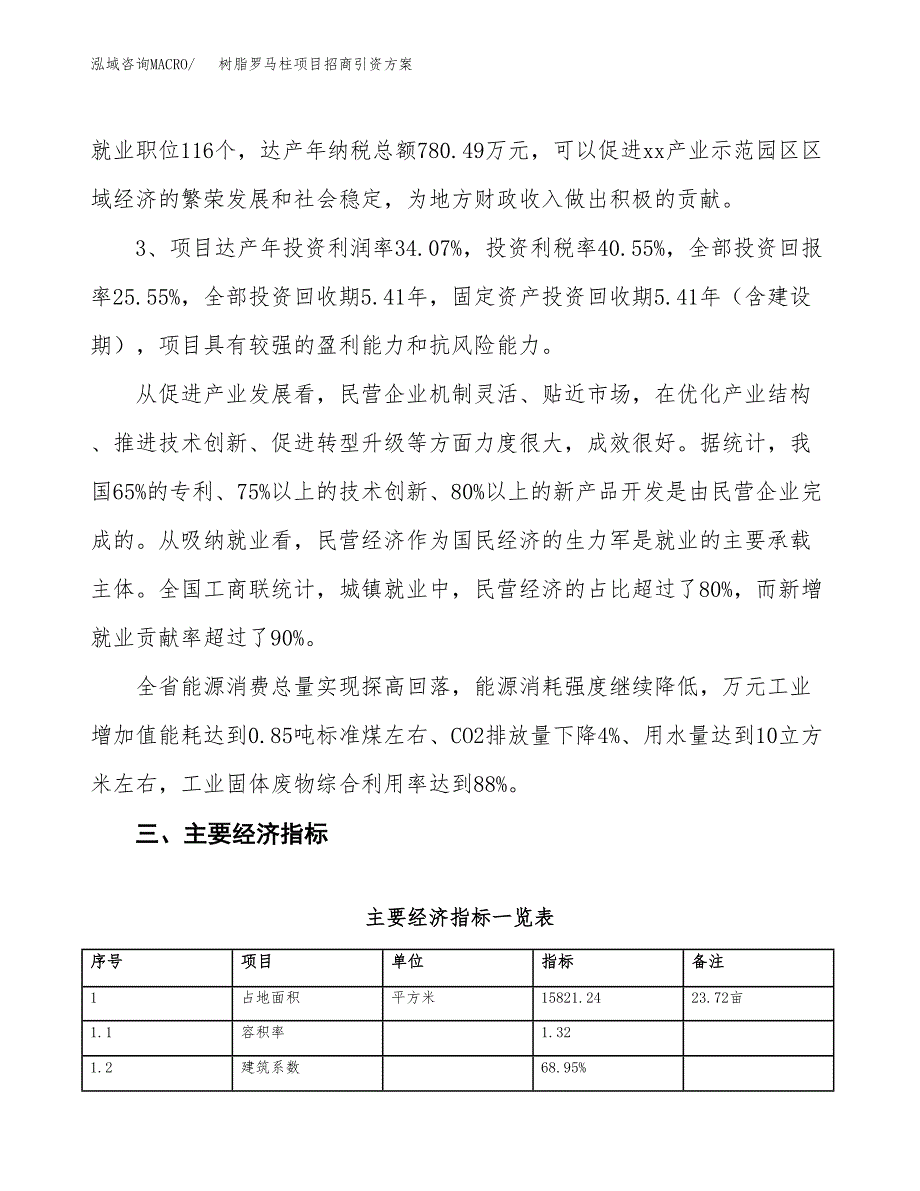 树脂罗马柱项目招商引资方案(立项报告).docx_第4页