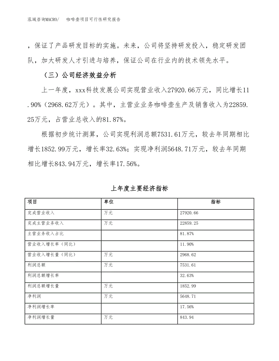 咖啡壶项目可行性研究报告（总投资18000万元）（63亩）_第4页