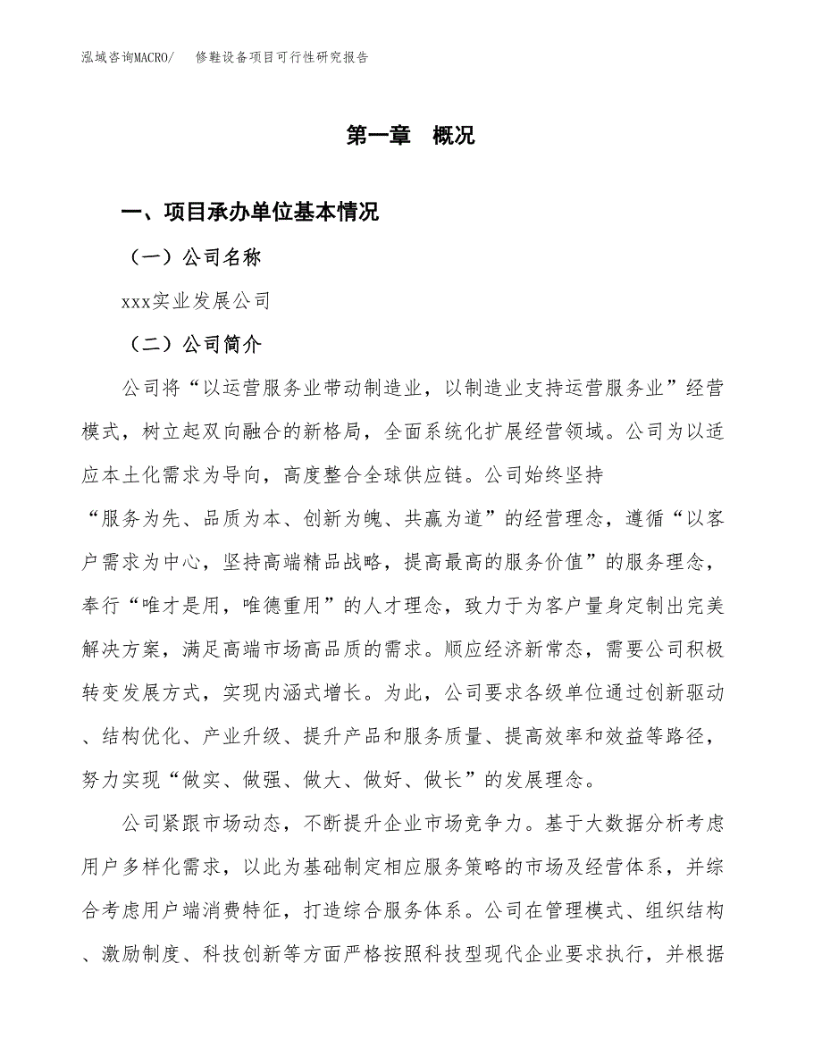 修鞋设备项目可行性研究报告（总投资10000万元）（46亩）_第3页