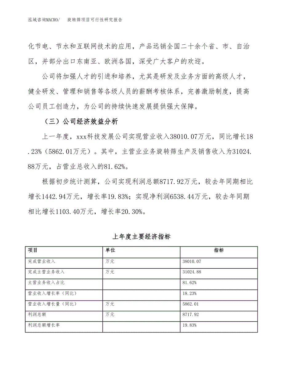 旋转筛项目可行性研究报告（总投资17000万元）（65亩）_第4页