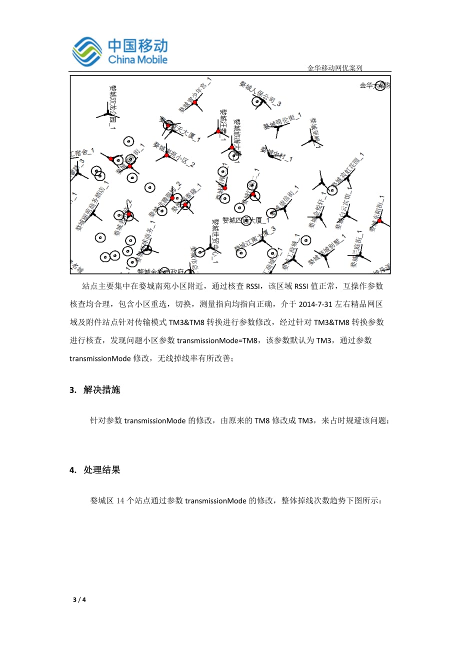 4G--金华LTE网络TM8模式对掉线率的影响案例_第3页