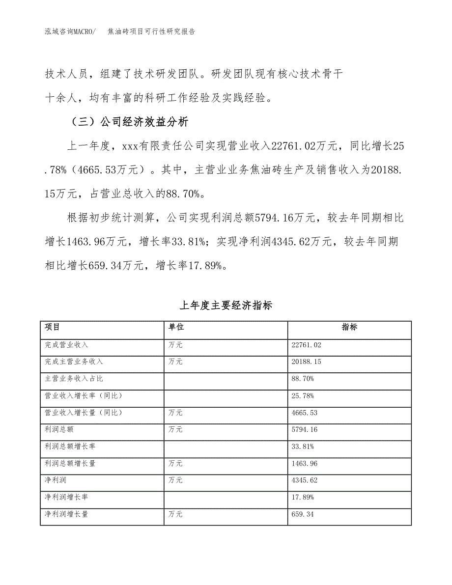 焦油砖项目可行性研究报告（总投资17000万元）（67亩）_第4页