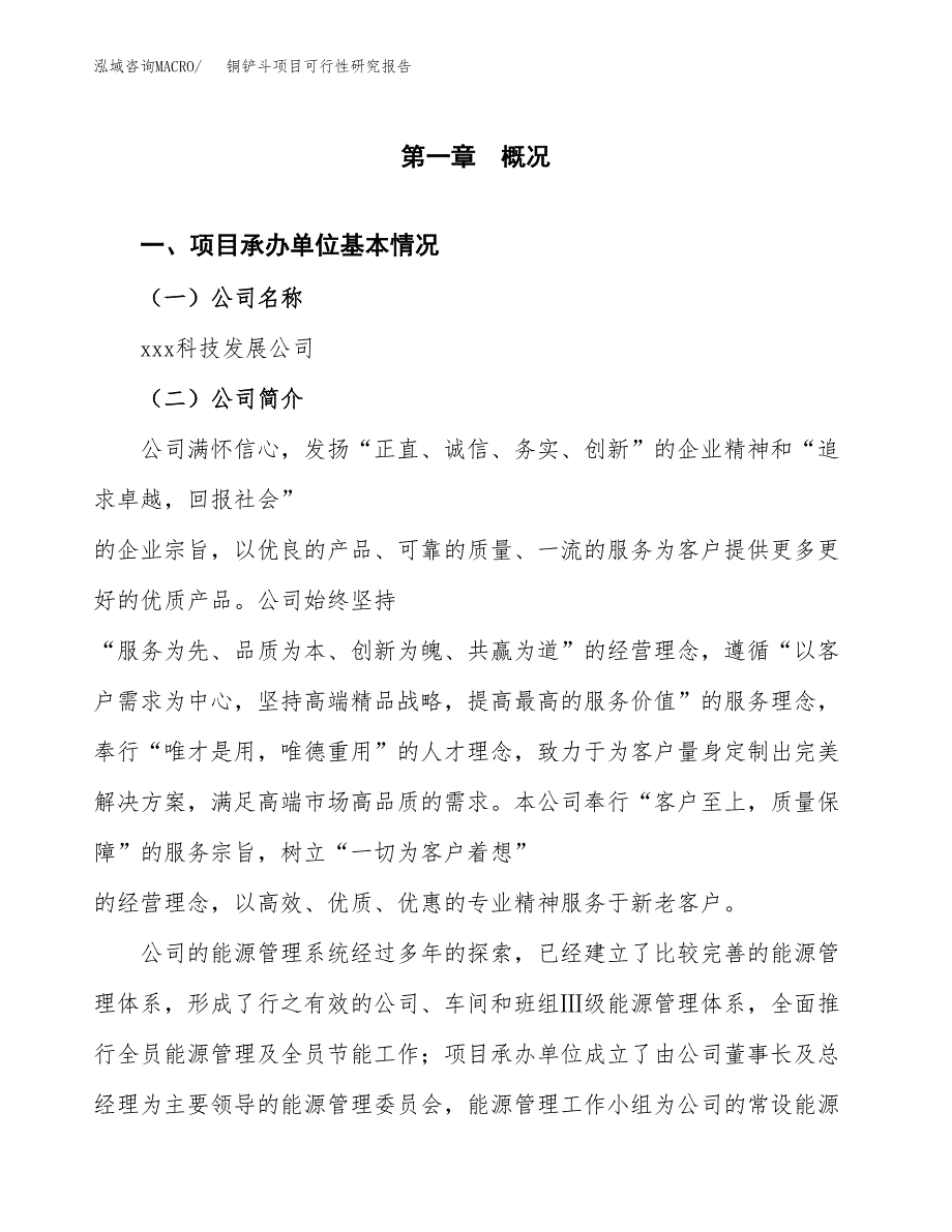 铜铲斗项目可行性研究报告（总投资18000万元）（69亩）_第3页