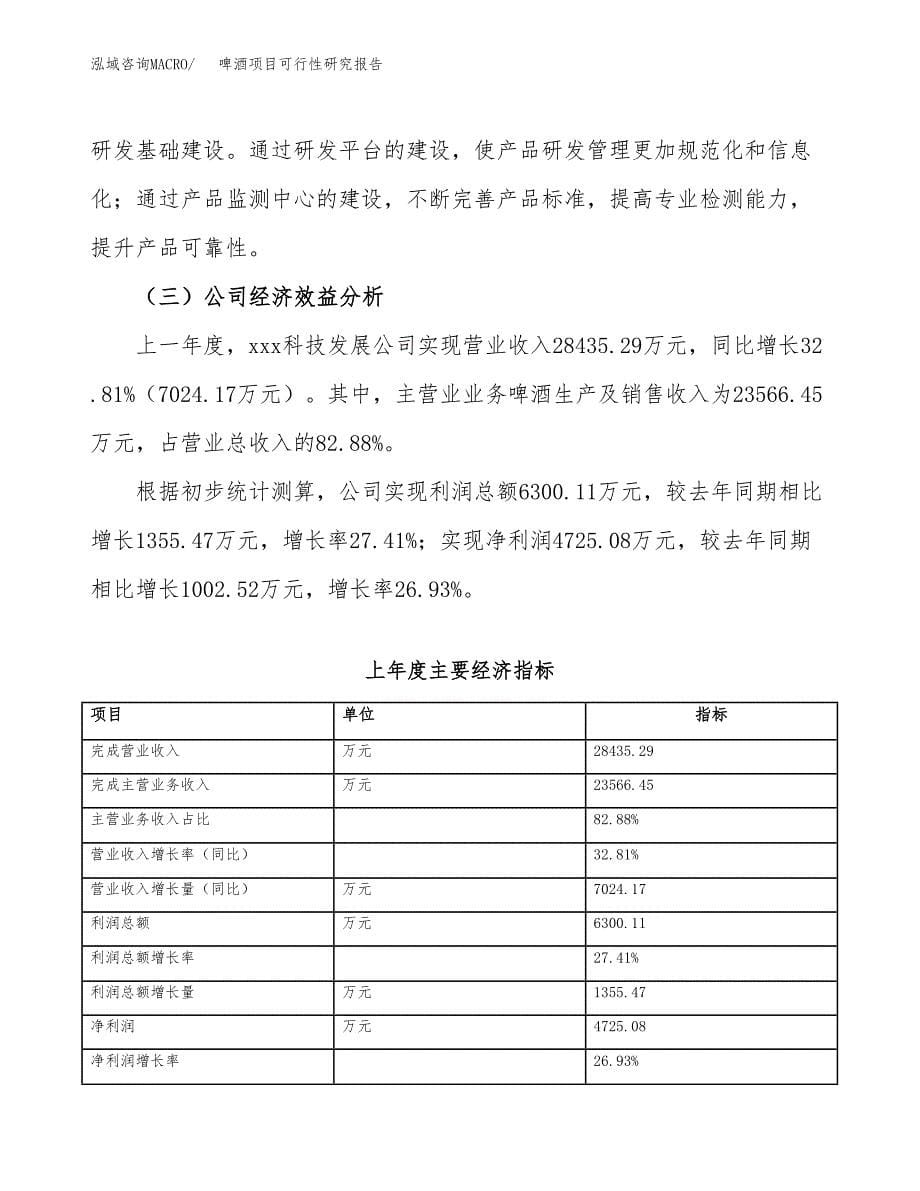 啤酒项目可行性研究报告（总投资19000万元）（73亩）_第5页