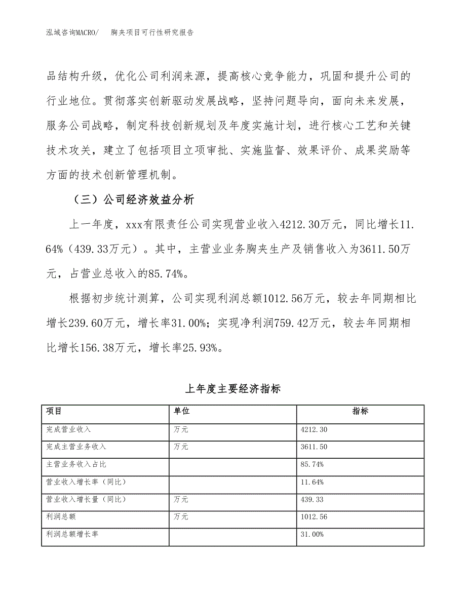 胸夹项目可行性研究报告（总投资4000万元）（16亩）_第4页