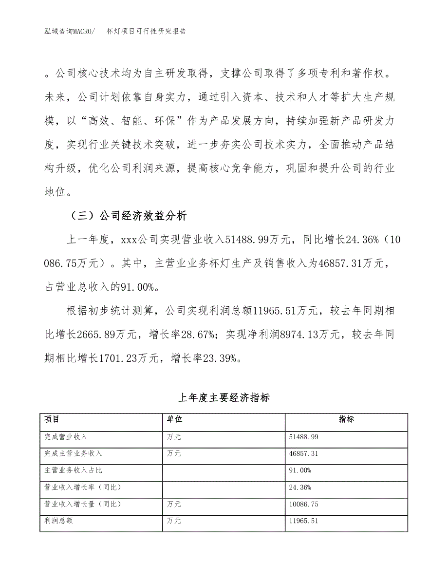 杯灯项目可行性研究报告（总投资23000万元）（88亩）_第4页