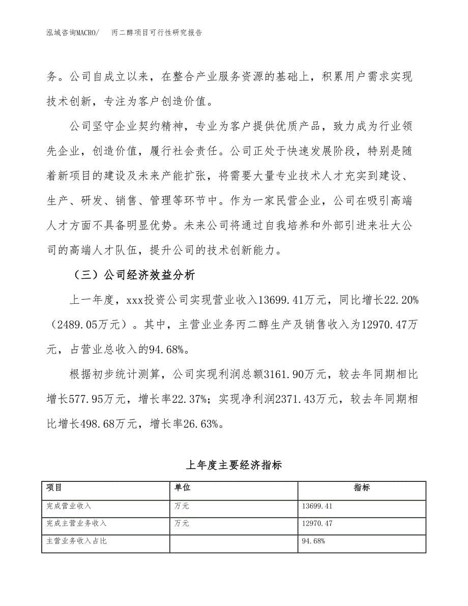 丙二醇项目可行性研究报告（总投资9000万元）（37亩）_第5页