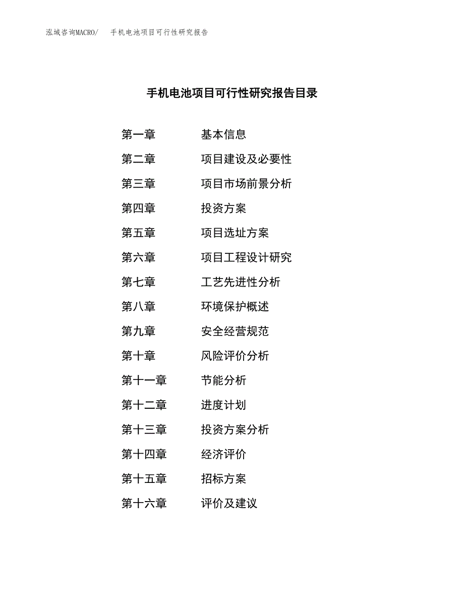 手机电池项目可行性研究报告（总投资4000万元）（18亩）_第2页