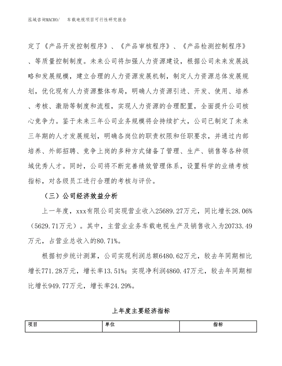 车载电视项目可行性研究报告（总投资20000万元）（72亩）_第4页