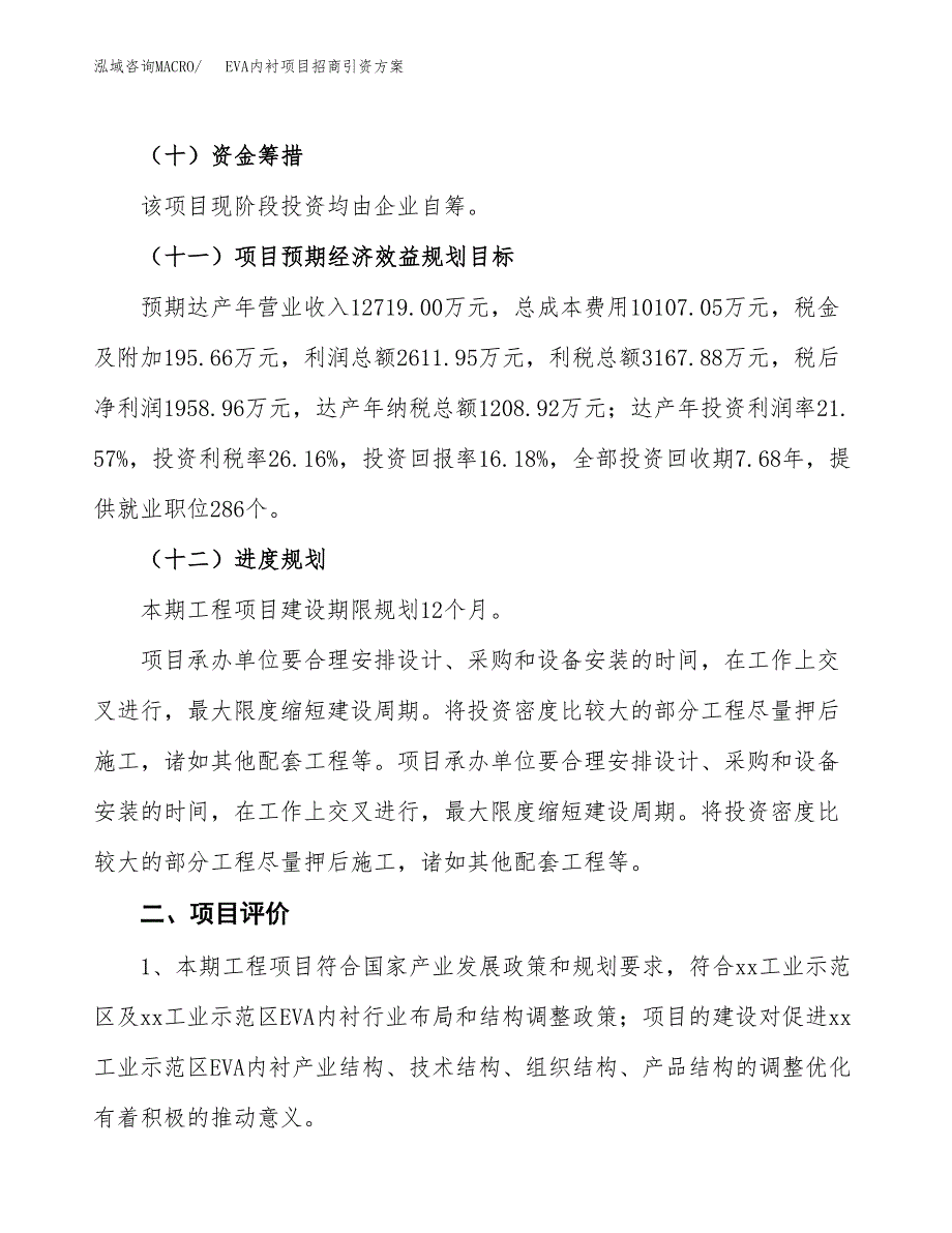 EVA内衬项目招商引资方案(立项报告).docx_第3页