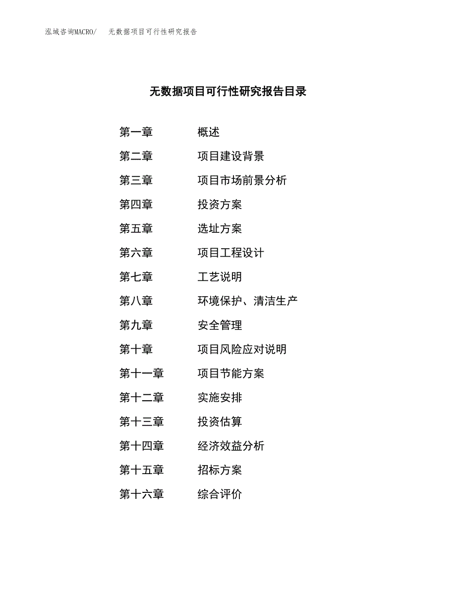 无数据项目可行性研究报告（总投资21000万元）（86亩）_第2页