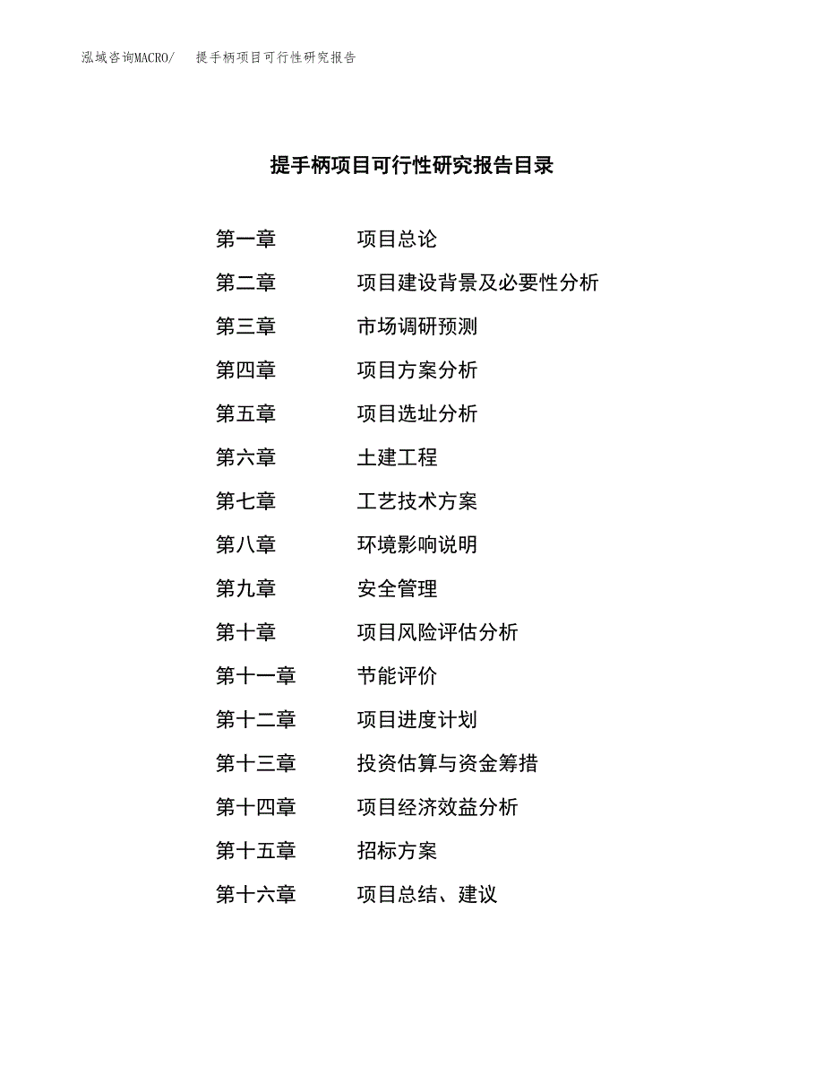 提手柄项目可行性研究报告（总投资9000万元）（39亩）_第2页