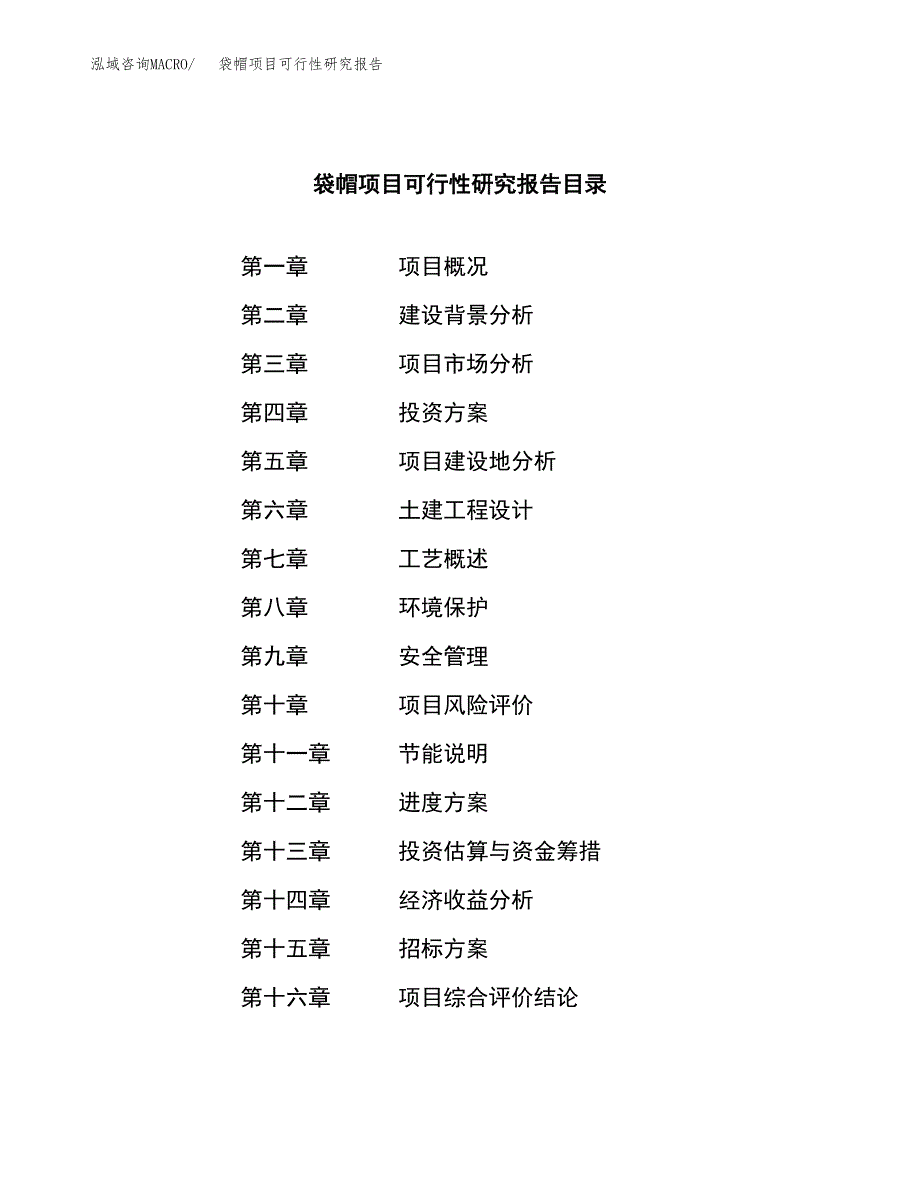 袋帽项目可行性研究报告（总投资17000万元）（66亩）_第2页