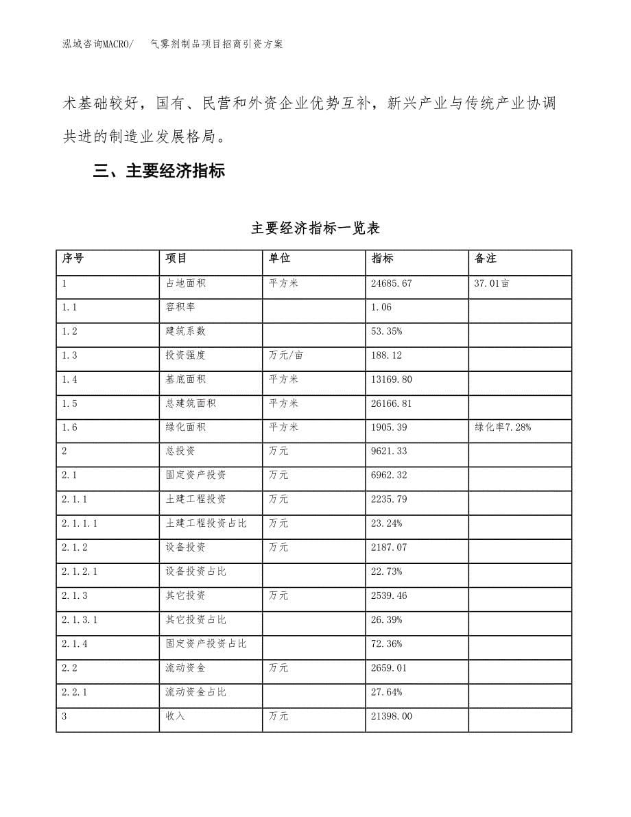 气雾剂制品项目招商引资方案(立项报告).docx_第5页