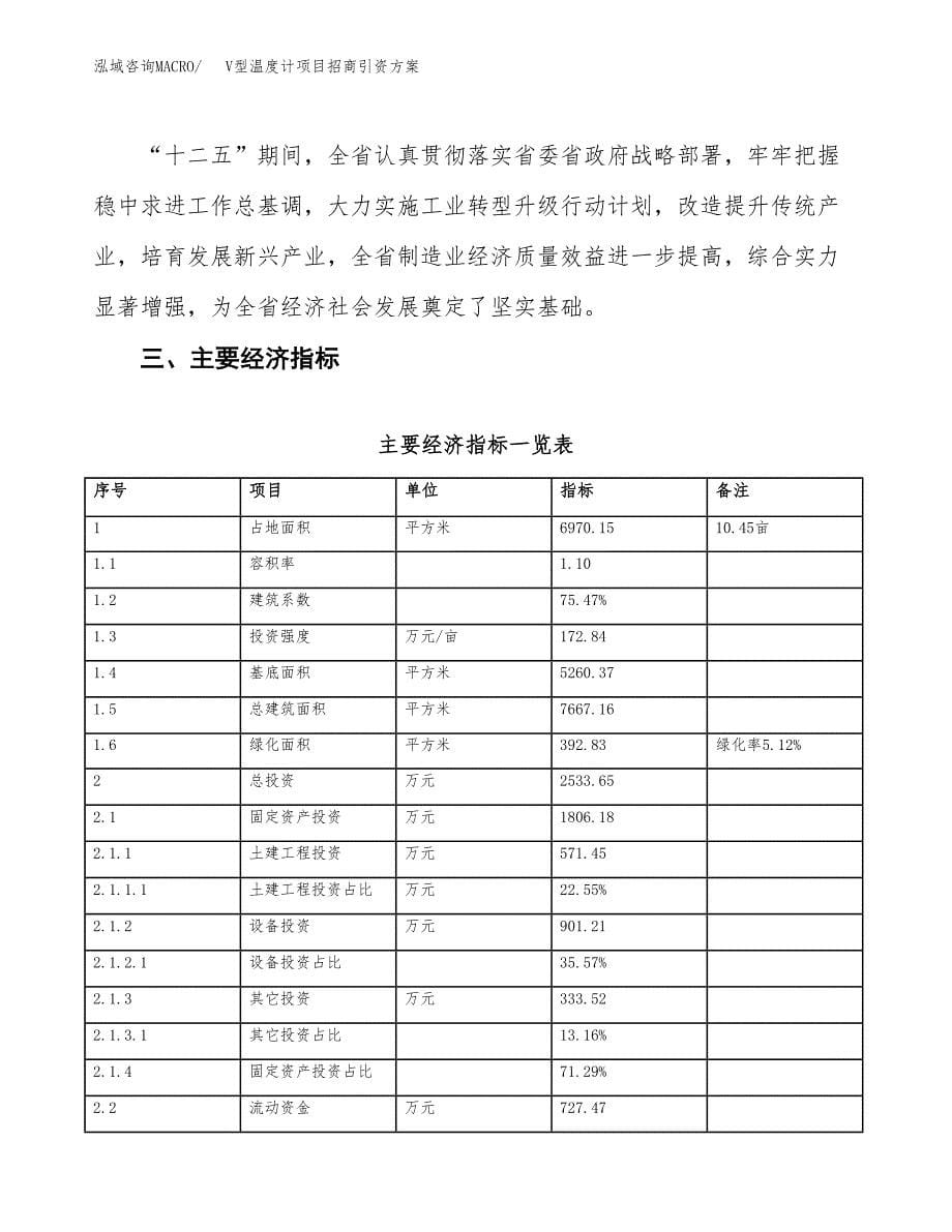 V型温度计项目招商引资方案(立项报告).docx_第5页