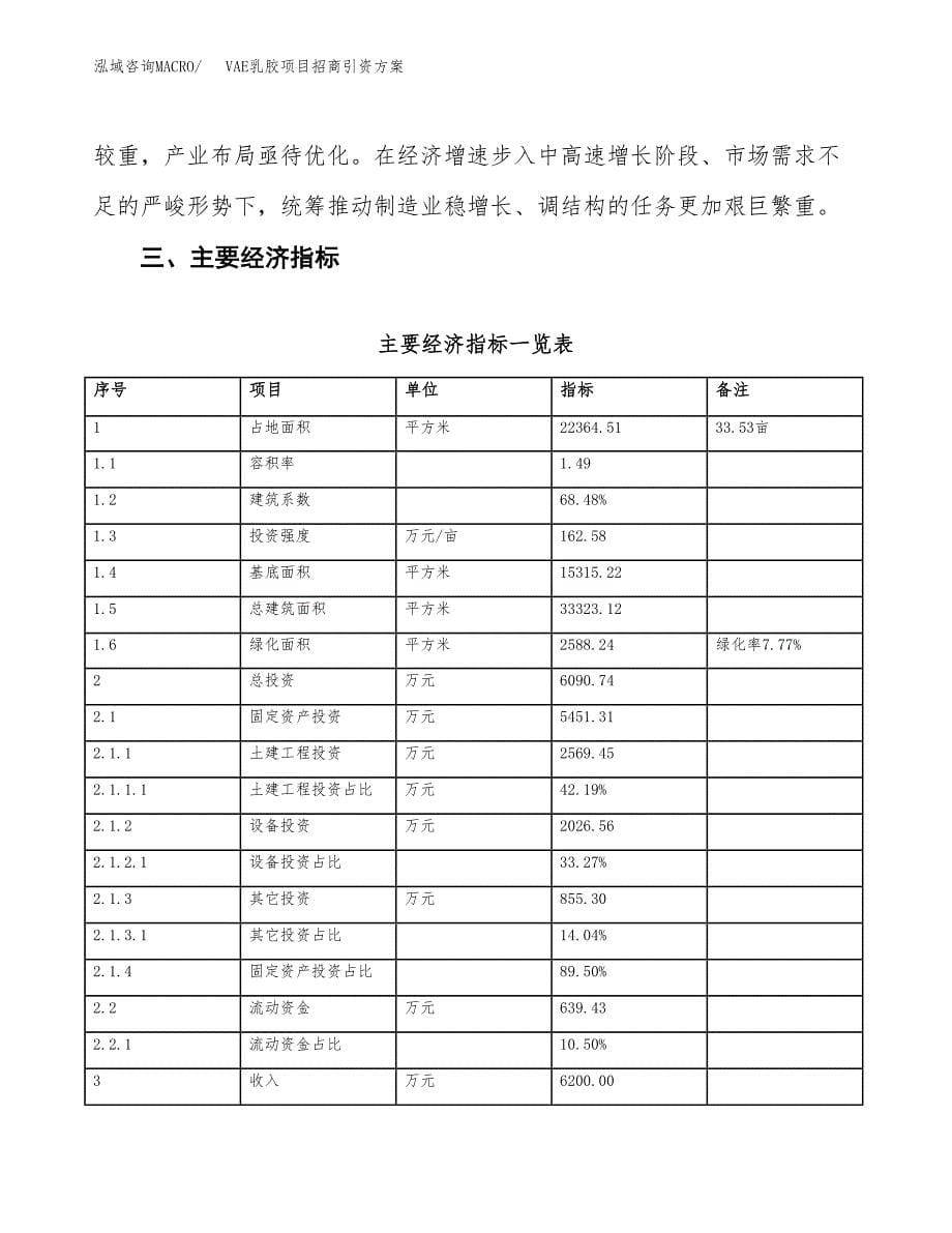 VAE乳胶项目招商引资方案(立项报告).docx_第5页