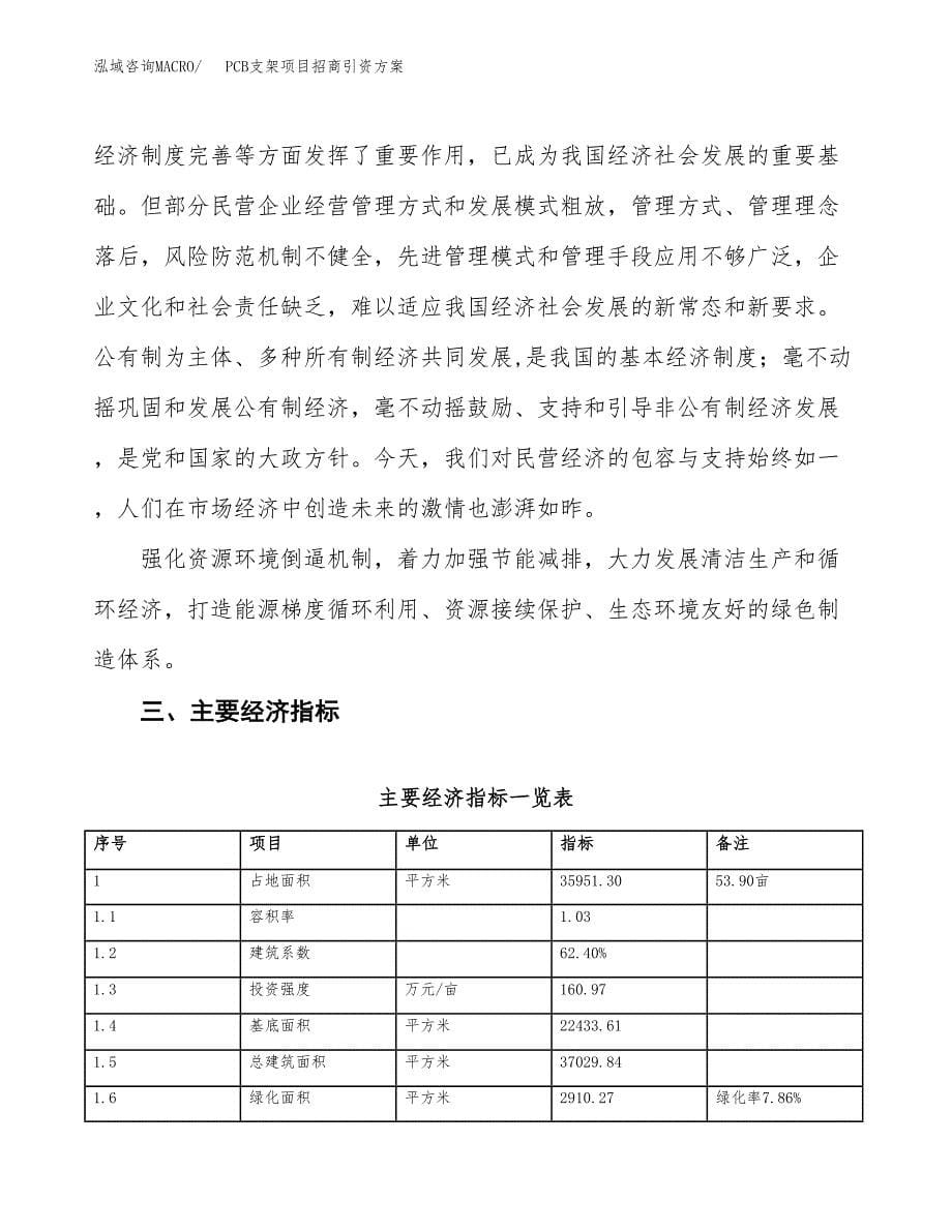 PCB支架项目招商引资方案(立项报告).docx_第5页