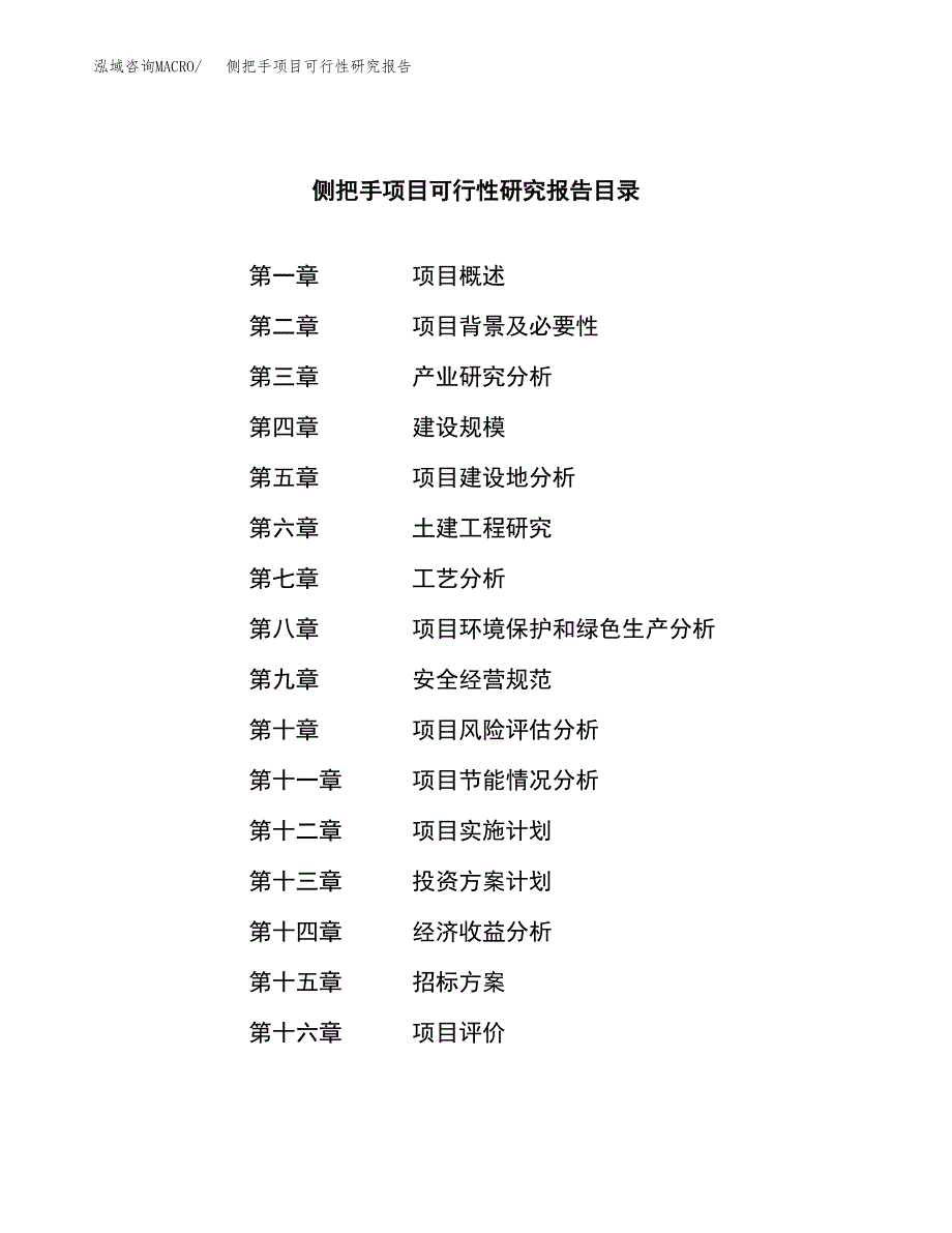 侧把手项目可行性研究报告（总投资9000万元）（39亩）_第2页