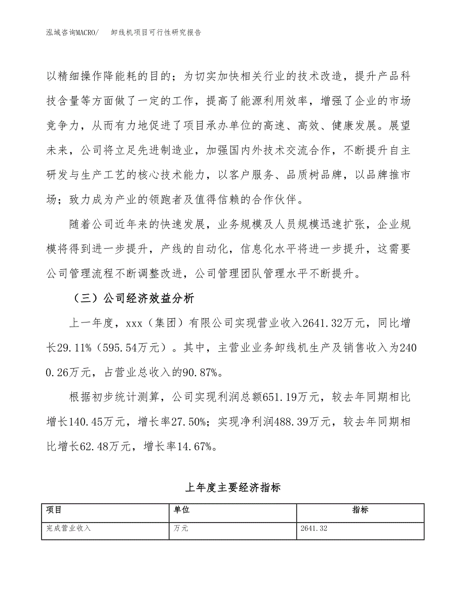 卸线机项目可行性研究报告（总投资4000万元）（17亩）_第4页