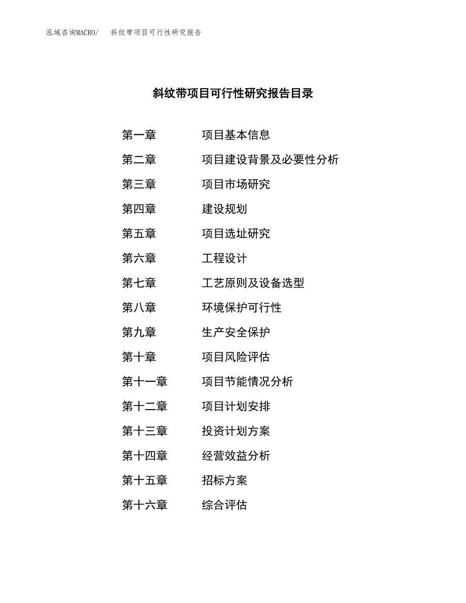 斜纹带项目可行性研究报告（总投资19000万元）（89亩）_第2页