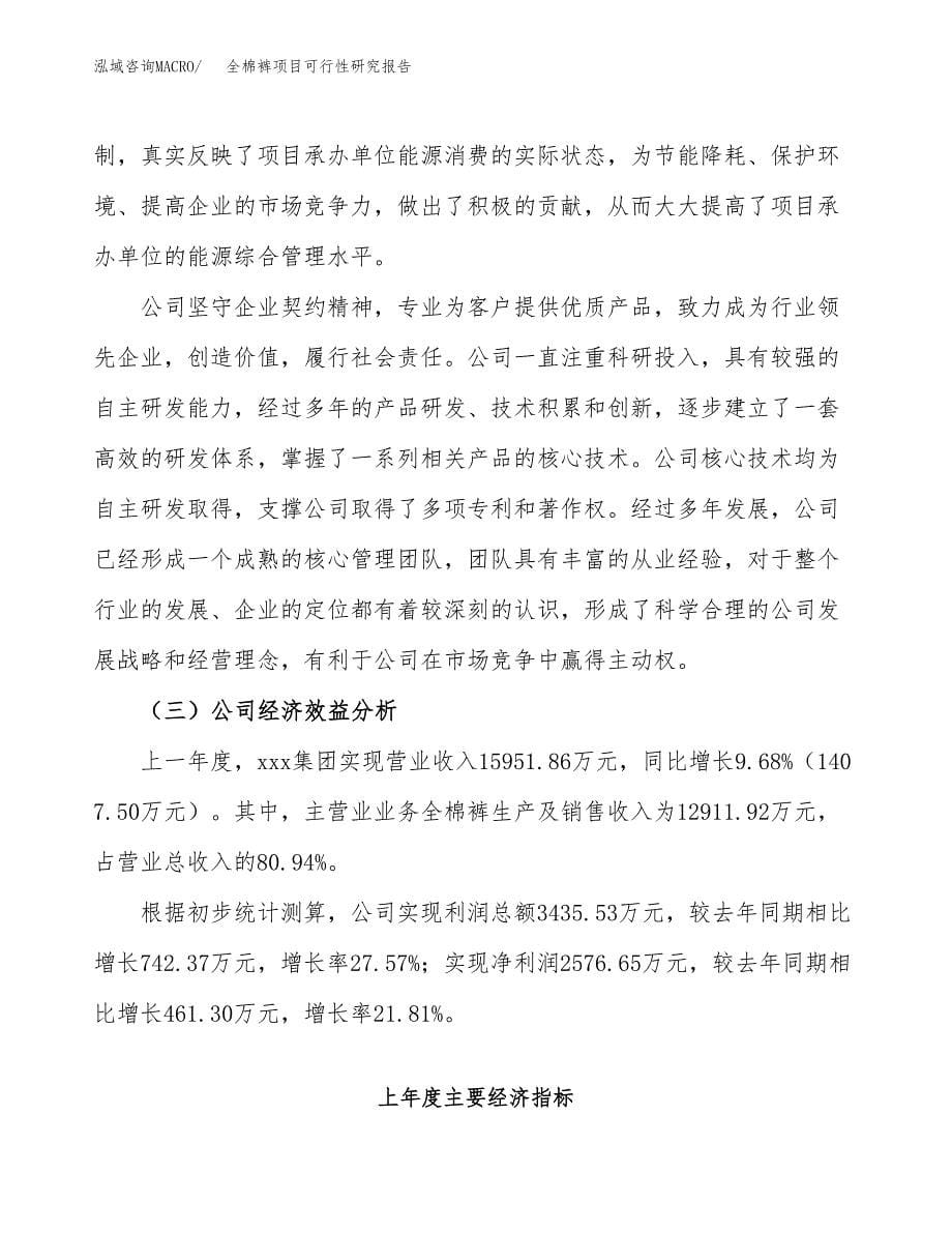 全棉裤项目可行性研究报告（总投资16000万元）（67亩）_第5页