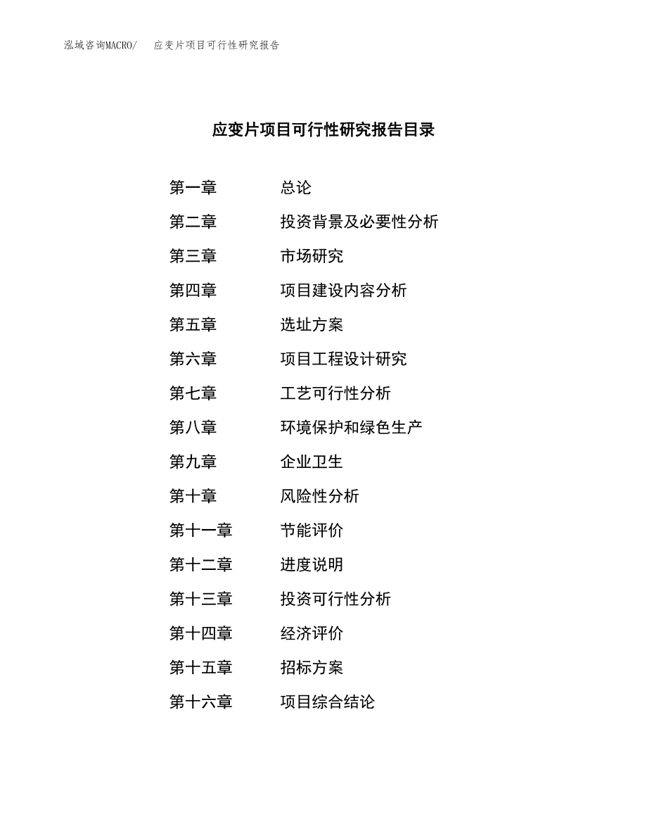 应变片项目可行性研究报告（总投资19000万元）（88亩）_第2页