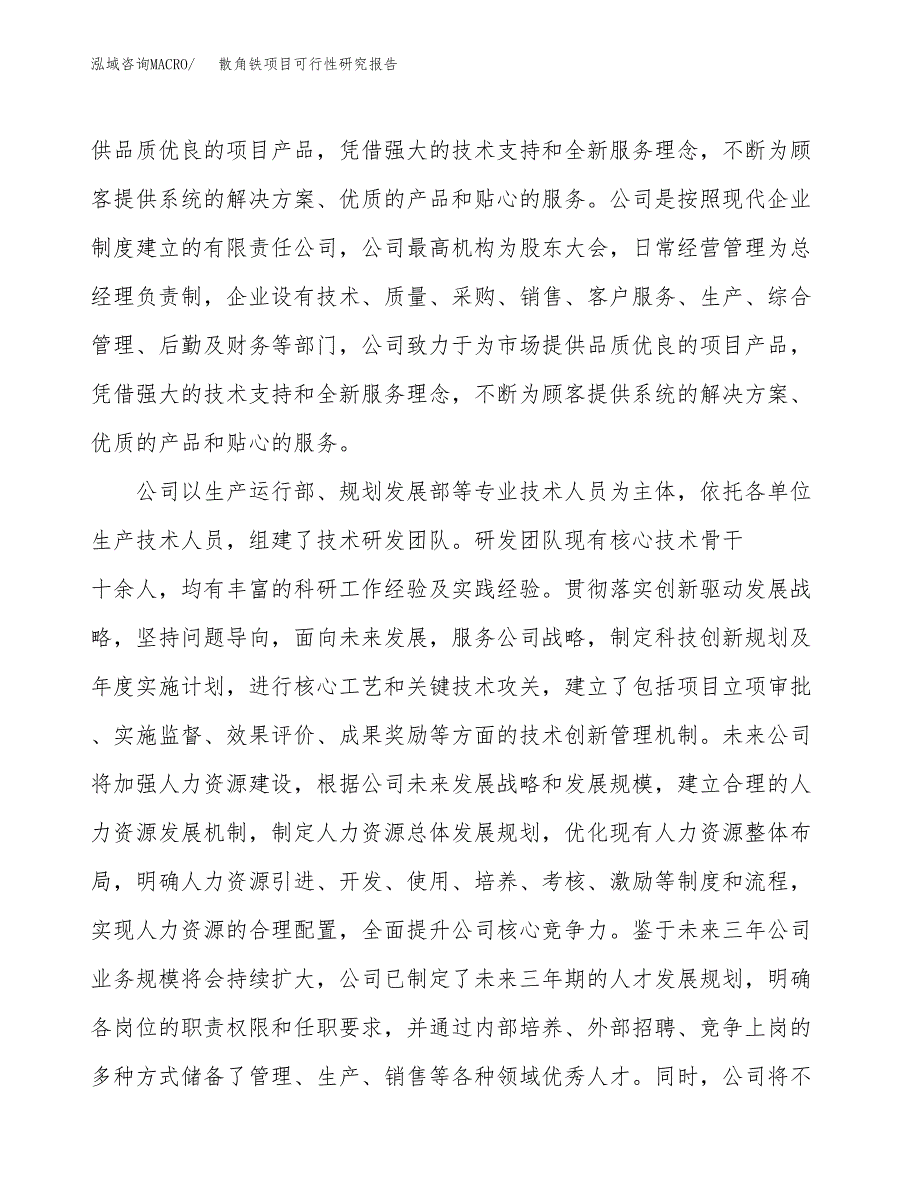 散角铁项目可行性研究报告（总投资13000万元）（52亩）_第4页