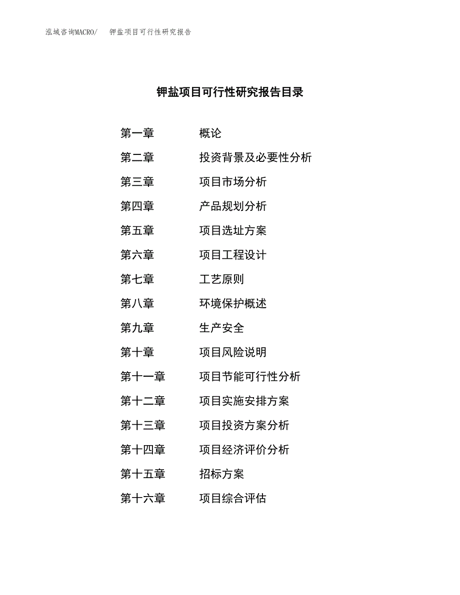 钾盐项目可行性研究报告（总投资10000万元）（49亩）_第2页