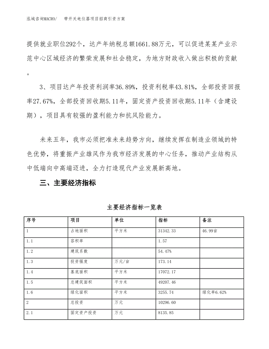 带开关电位器项目招商引资方案(立项报告).docx_第4页