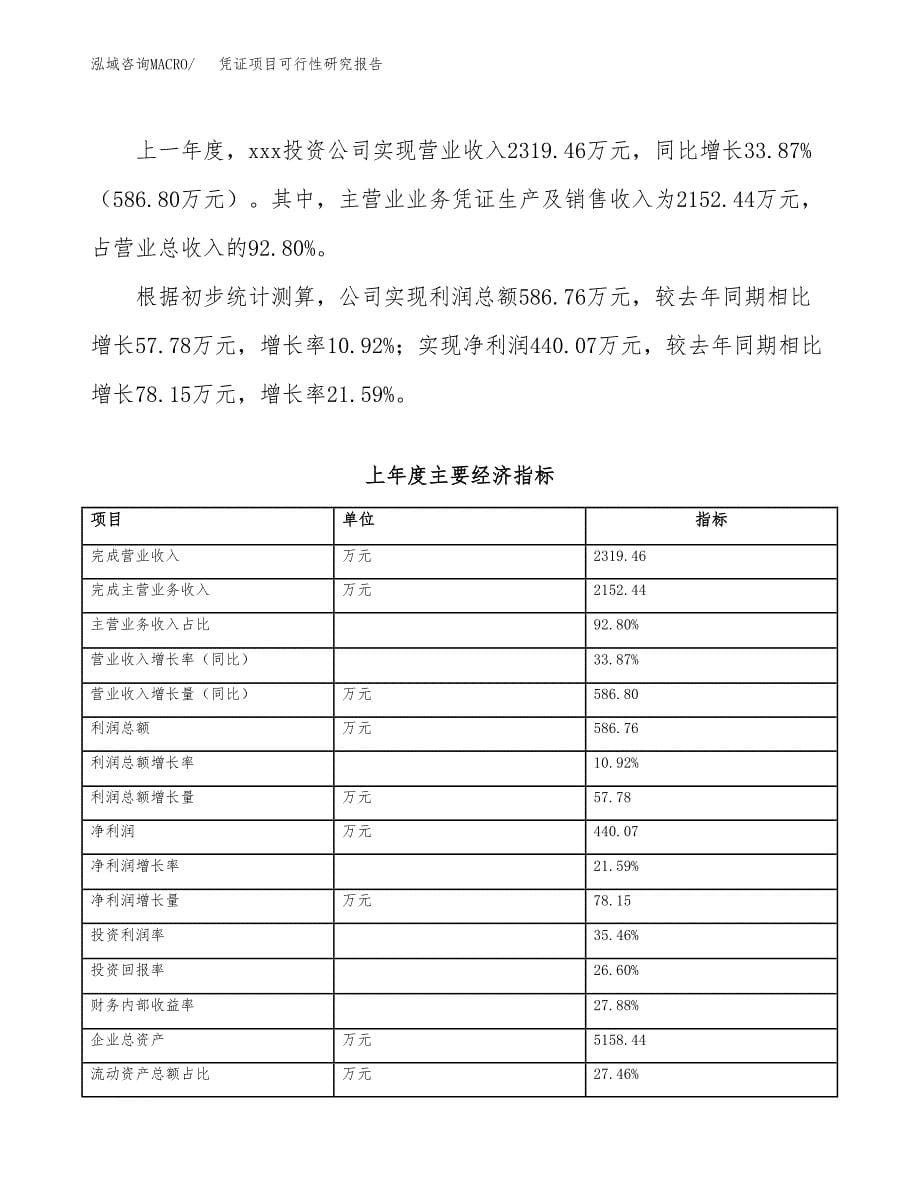 凭证项目可行性研究报告（总投资3000万元）（13亩）_第5页