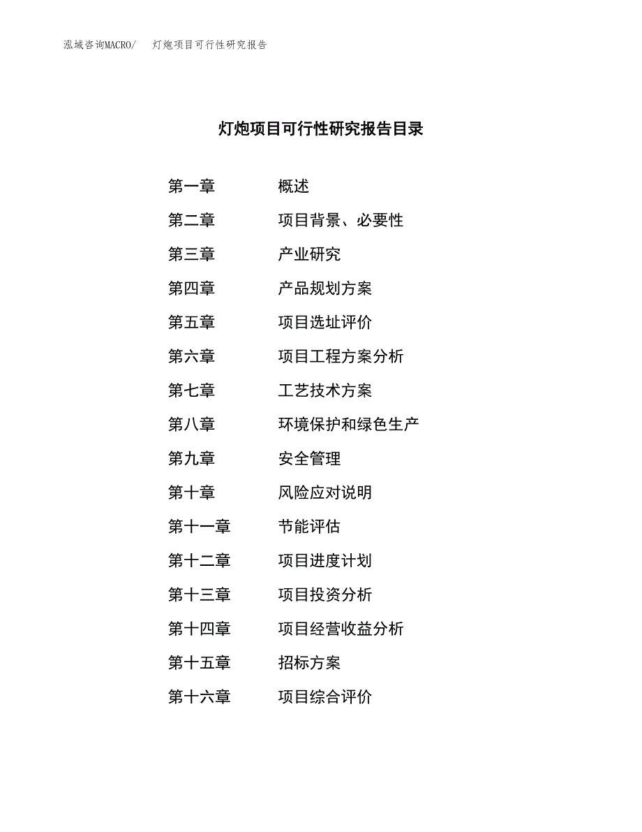 灯炮项目可行性研究报告（总投资7000万元）（37亩）_第2页