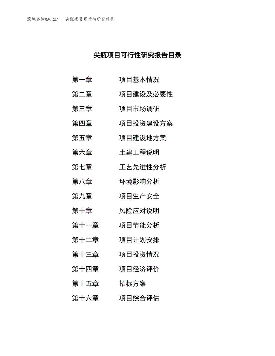 尖瓶项目可行性研究报告（总投资11000万元）（44亩）_第2页